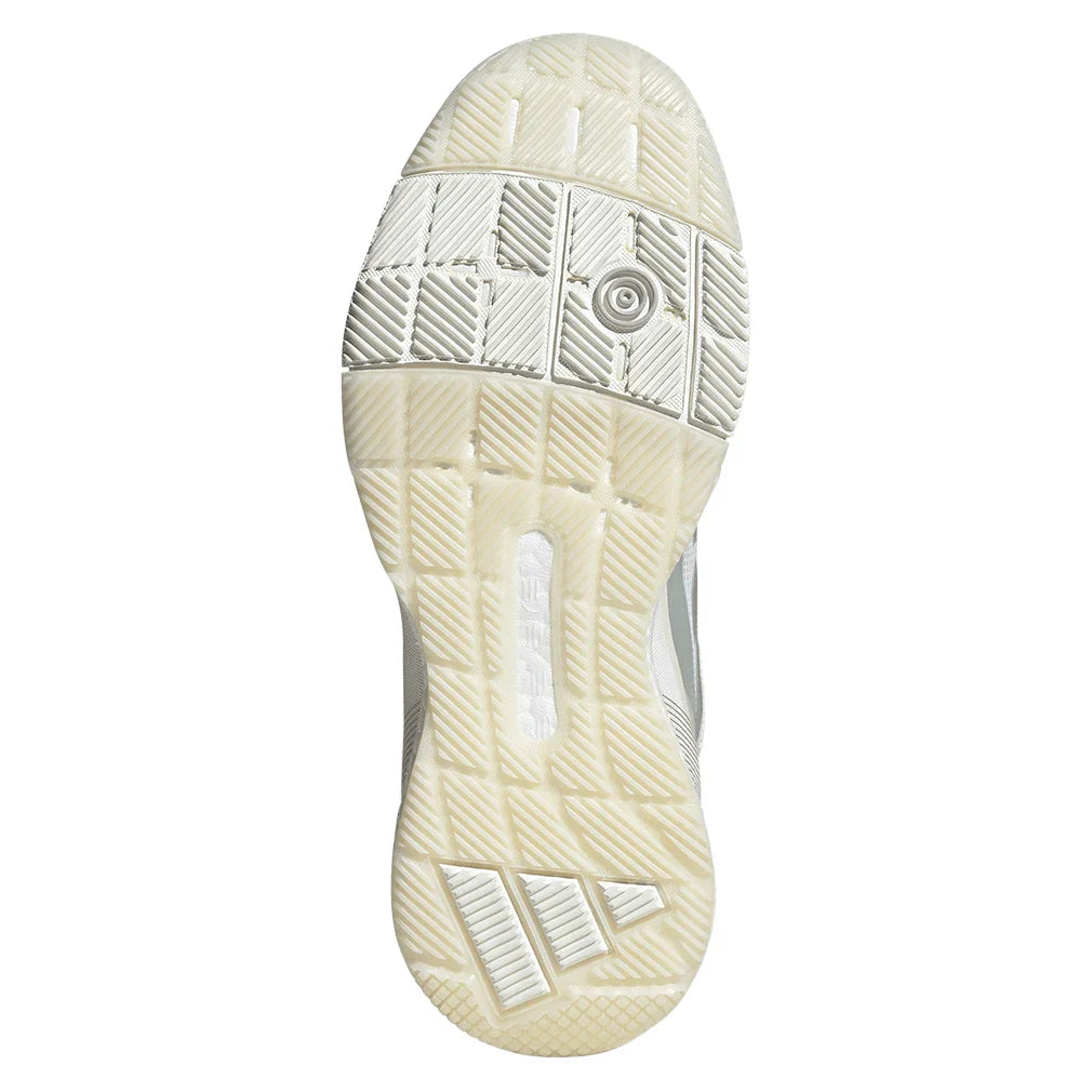 Women's Crazyquick Boost Padel Shoes White and Silver Metallic-Footwear-Adidas-JR4660-S26-5-Tennis Express