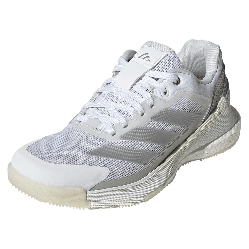 Women's Crazyquick Boost Padel Shoes White and Silver Metallic-Footwear-Adidas-JR4660-S26-y-Tennis Express