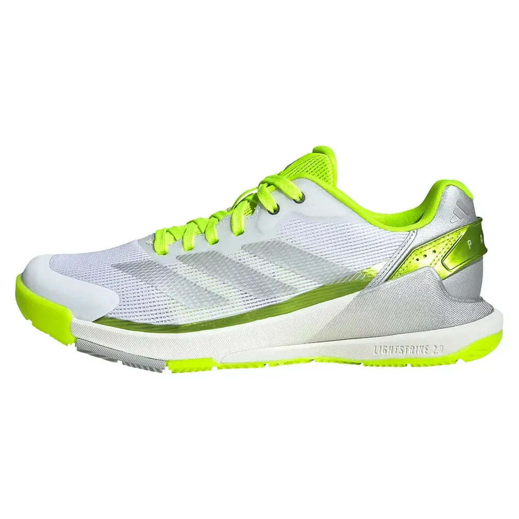Women's Crazyquick LS Padel Shoes Lucid Lemon and Silver Metallic-Footwear-Adidas-JR9325-F25-1-Tennis Express