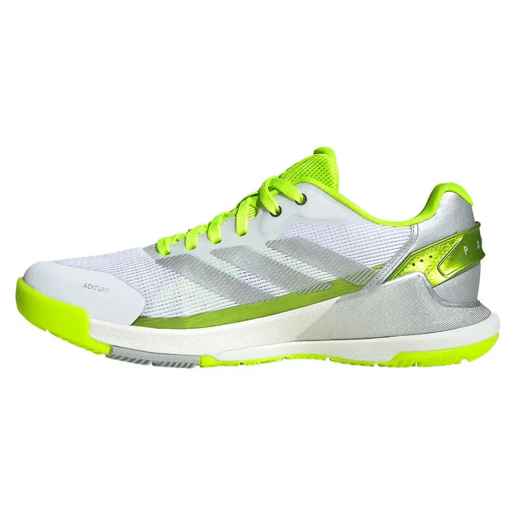 Women's Crazyquick LS Padel Shoes Lucid Lemon and Silver Metallic-Footwear-Adidas-JR9325-F25-2-Tennis Express