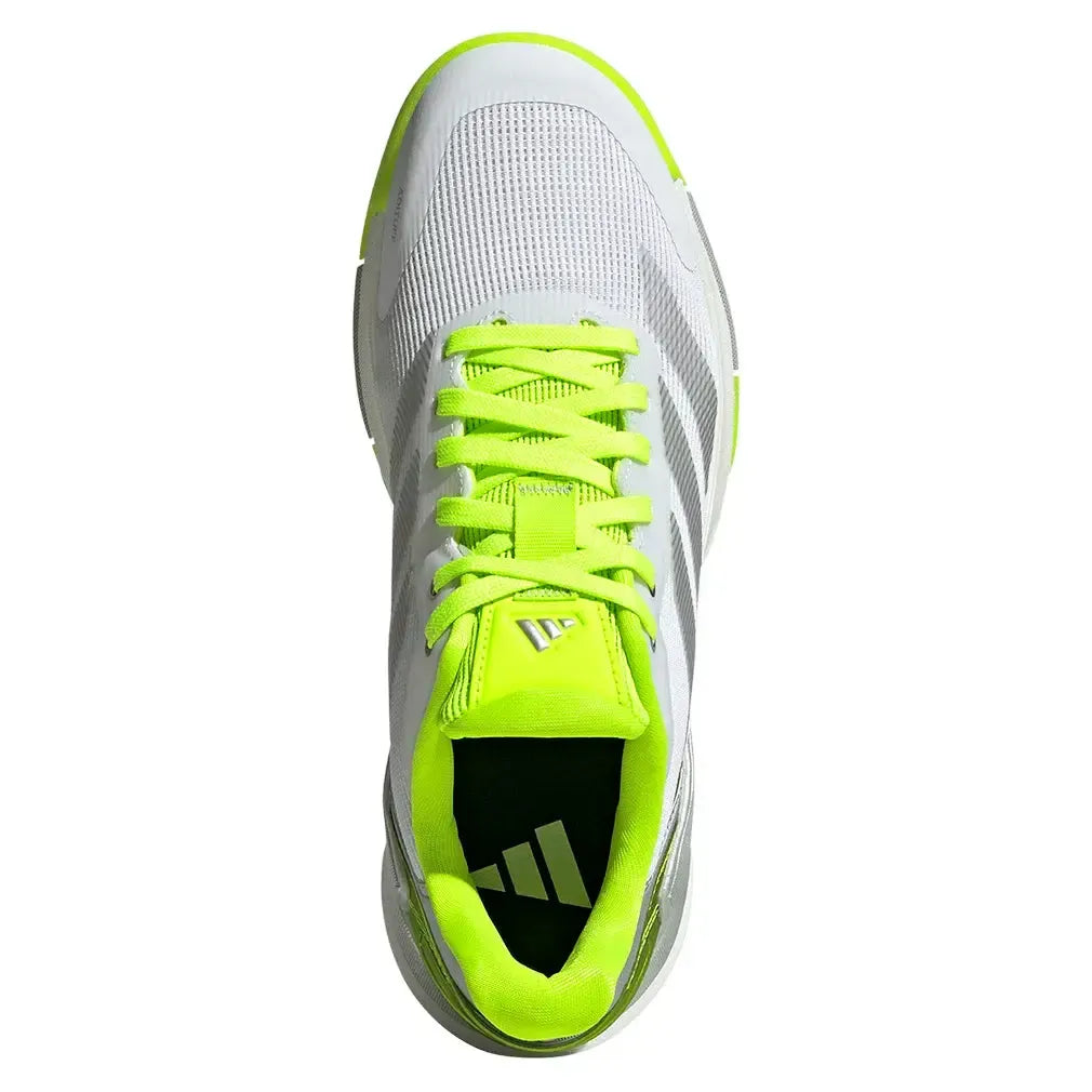Women's Crazyquick LS Padel Shoes Lucid Lemon and Silver Metallic-Footwear-Adidas-JR9325-F25-3-Tennis Express