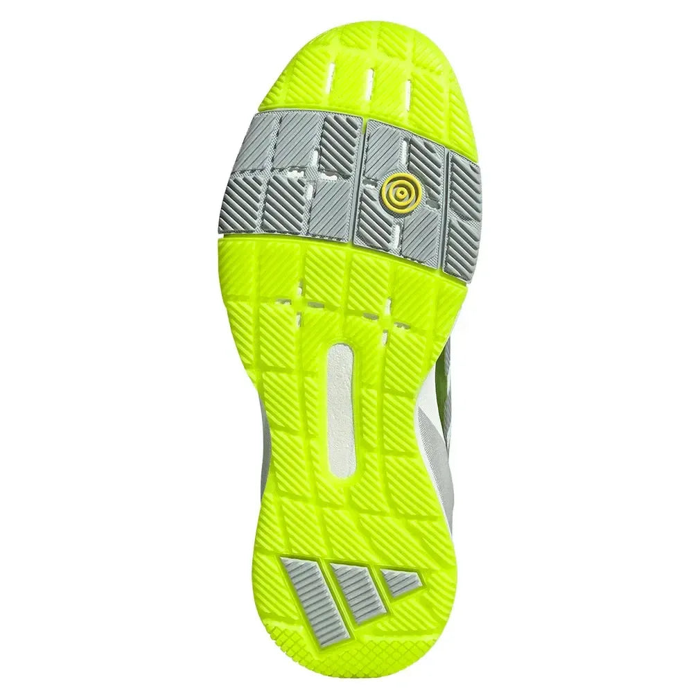 Women's Crazyquick LS Padel Shoes Lucid Lemon and Silver Metallic-Footwear-Adidas-JR9325-F25-5-Tennis Express