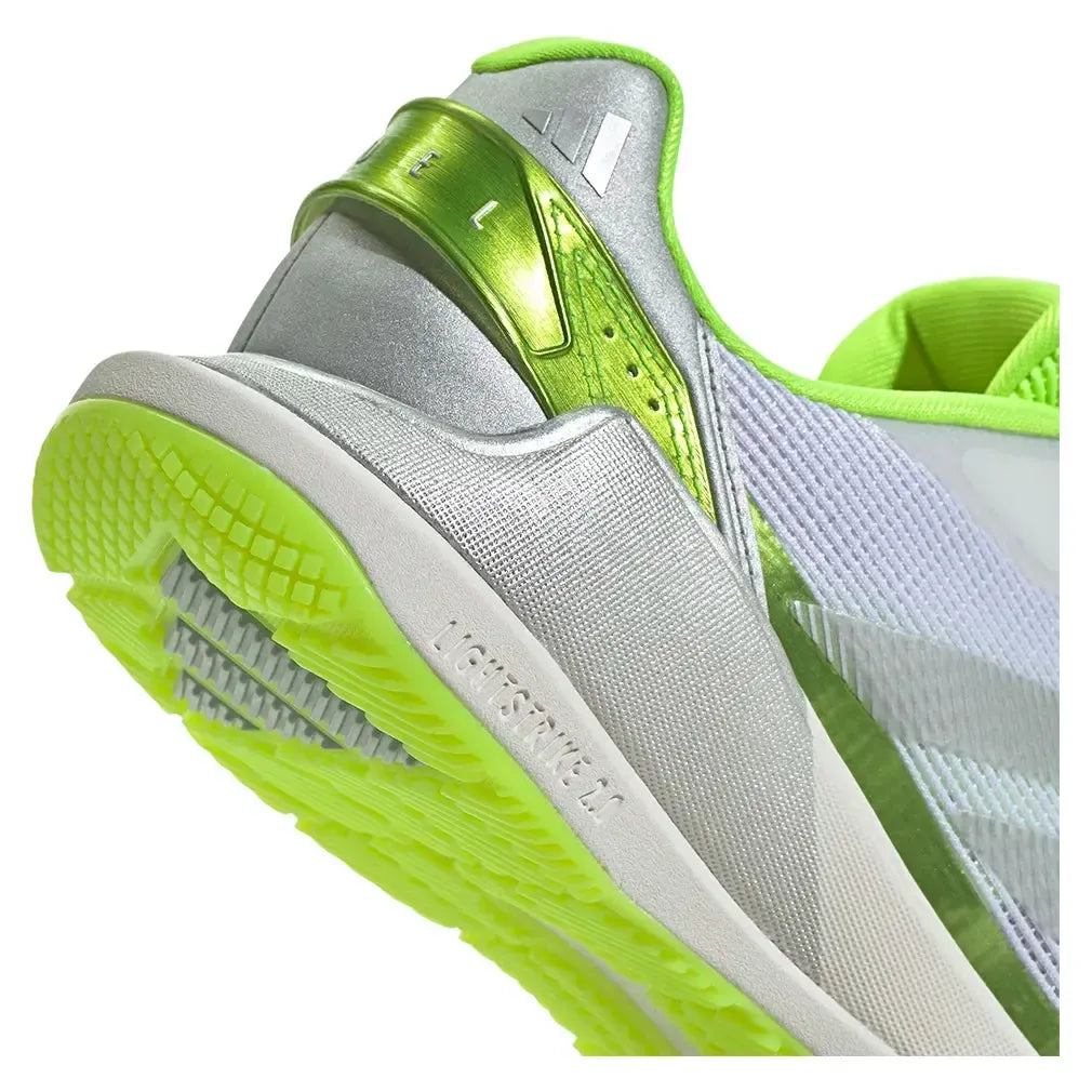 Women's Crazyquick LS Padel Shoes Lucid Lemon and Silver Metallic-Footwear-Adidas-JR9325-F25-7-Tennis Express