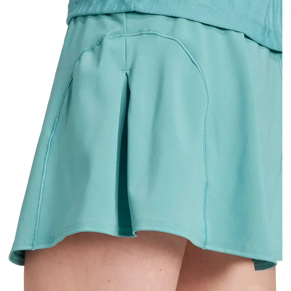 Women's CLIMACOOL Match Tennis Skort Powder Teal-Apparel-Adidas-JV8009_6-Tennis Express