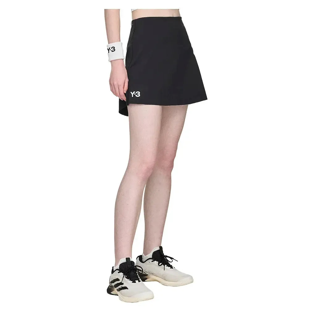 Women's Y-3 Match Tennis Skort Black-Apparel-Adidas-JW0133-H25-5-Tennis Express