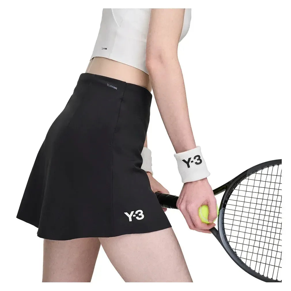 Women's Y-3 Match Tennis Skort Black-Apparel-Adidas-JW0133-H25-7-Tennis Express