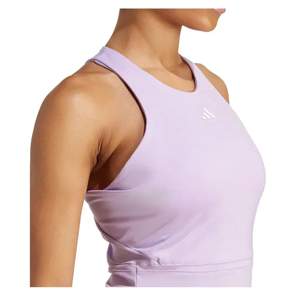 Women's CLIMACOOL Y Tennis Dress Powder Plum-Apparel-Adidas-JW2980_8-Tennis Express