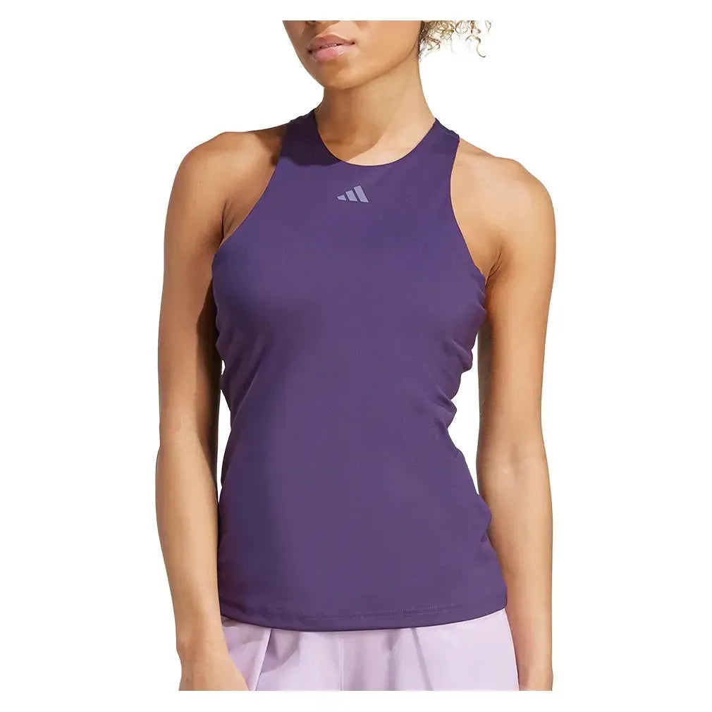Women's Climacool Y Tennis Tank Aurora Plum-Apparel-Adidas-JW2993_2-Tennis Express