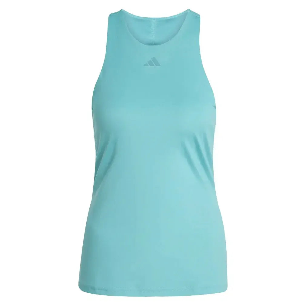 Women's CLIMACOOL Y Tennis Tank Powder Teal-Apparel-Adidas-JW2994_1-Tennis Express