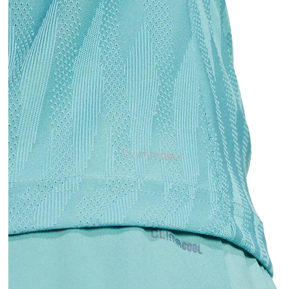 Women's Freelift CLIMACOOL Tennis Top Powder Teal-Apparel-Adidas-JW3000_7-Tennis Express