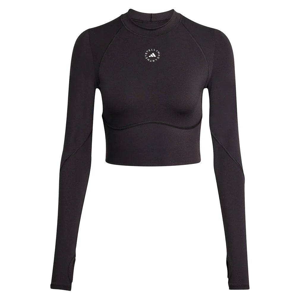 Women's Stella McCartney True Purpose Long Sleeve Training Top Black-Apparel-Adidas-2XS-, [current_file_name-Tennis Express