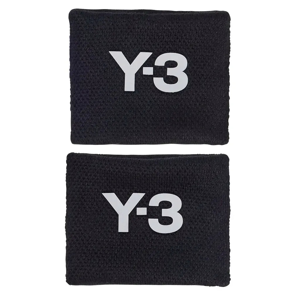 Y-3 Tennis Wristbands S Black and Orbit Grey-Accessories-Adidas-JW6135-H25-1-Tennis Express