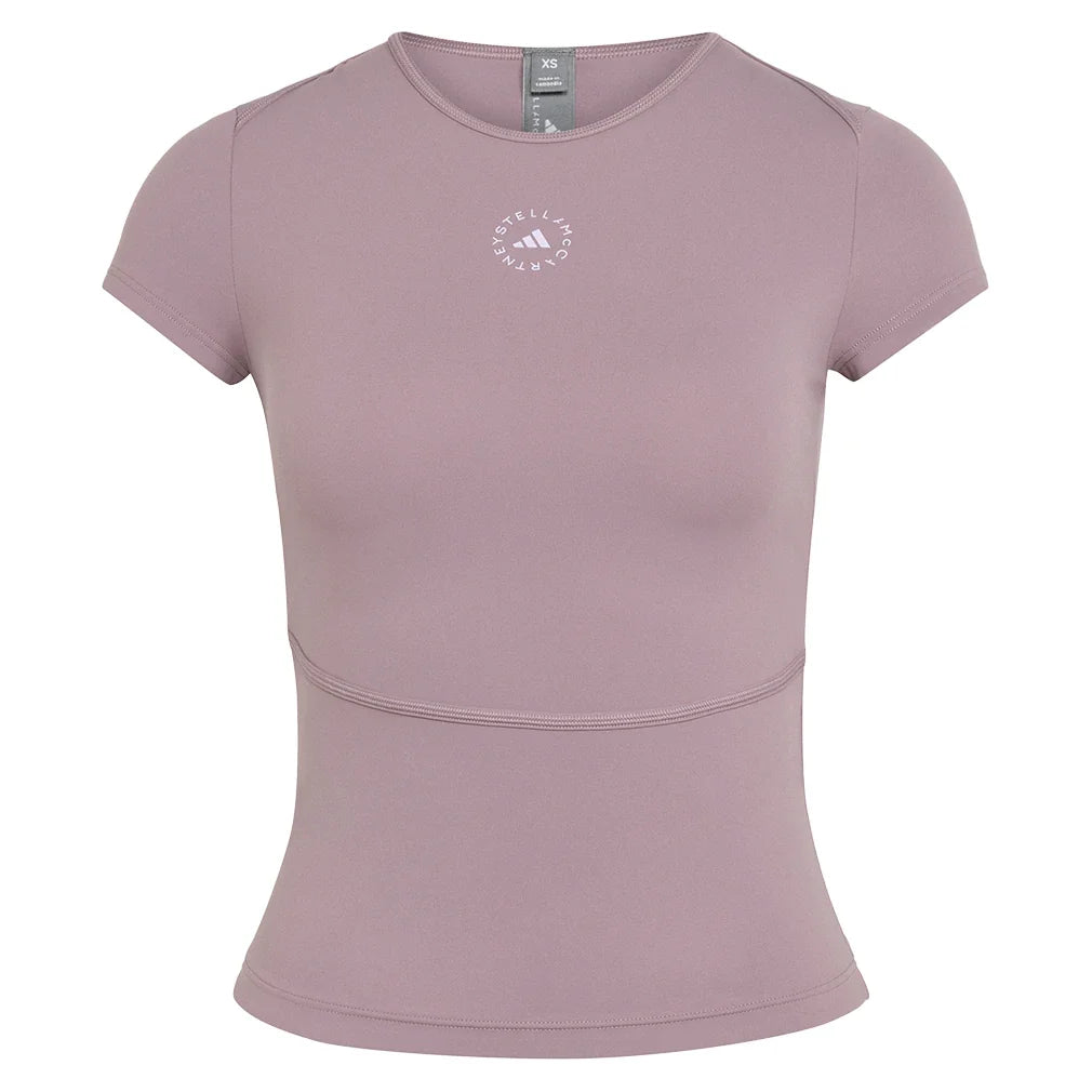 Women's Stella McCartney True Purpose Training Tee Legacy Purple-Apparel-Adidas-JY8139_1-Tennis Express