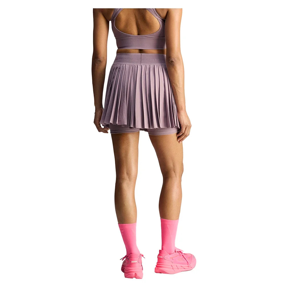 Women's Stella McCartney Pleated Tennis Skort Legacy Purple-Apparel-Adidas-JY8149_3-Tennis Express