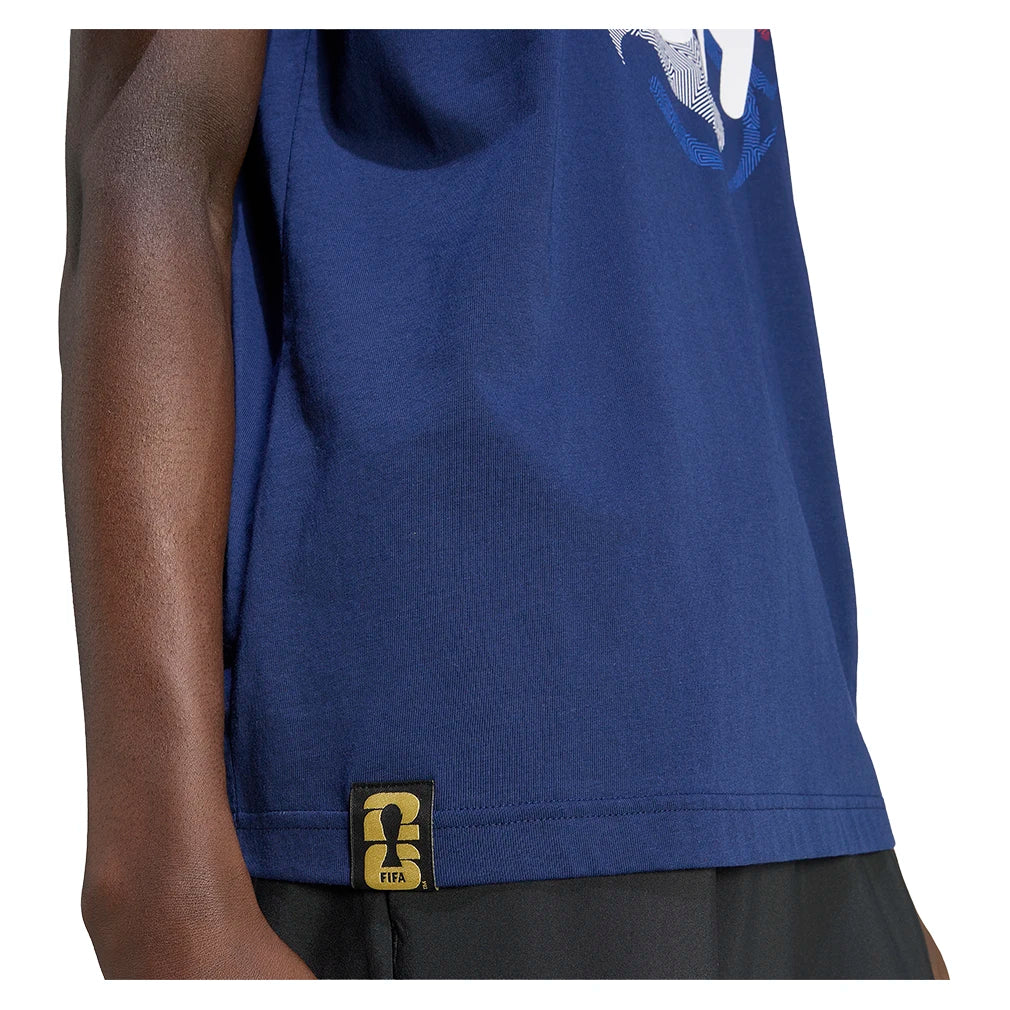 Men's USA World Cup 2026 OLP Soccer Tee Tena Blue,Apparel,Adidas,,,Tennis Express,JZ8930-4