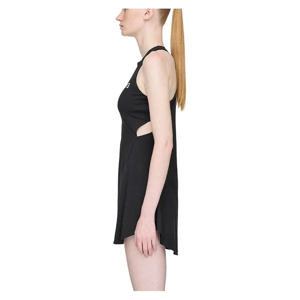 Women's Y-3 Wow Pro Tennis Dress Black-Apparel-Adidas-JZ9304-H25-4-Tennis Express