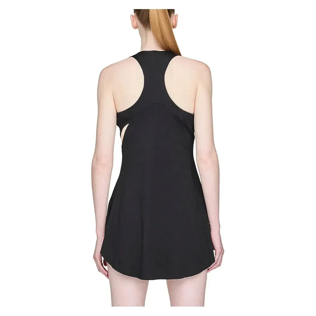 Women's Y-3 Wow Pro Tennis Dress Black-Apparel-Adidas-JZ9304-H25-5-Tennis Express