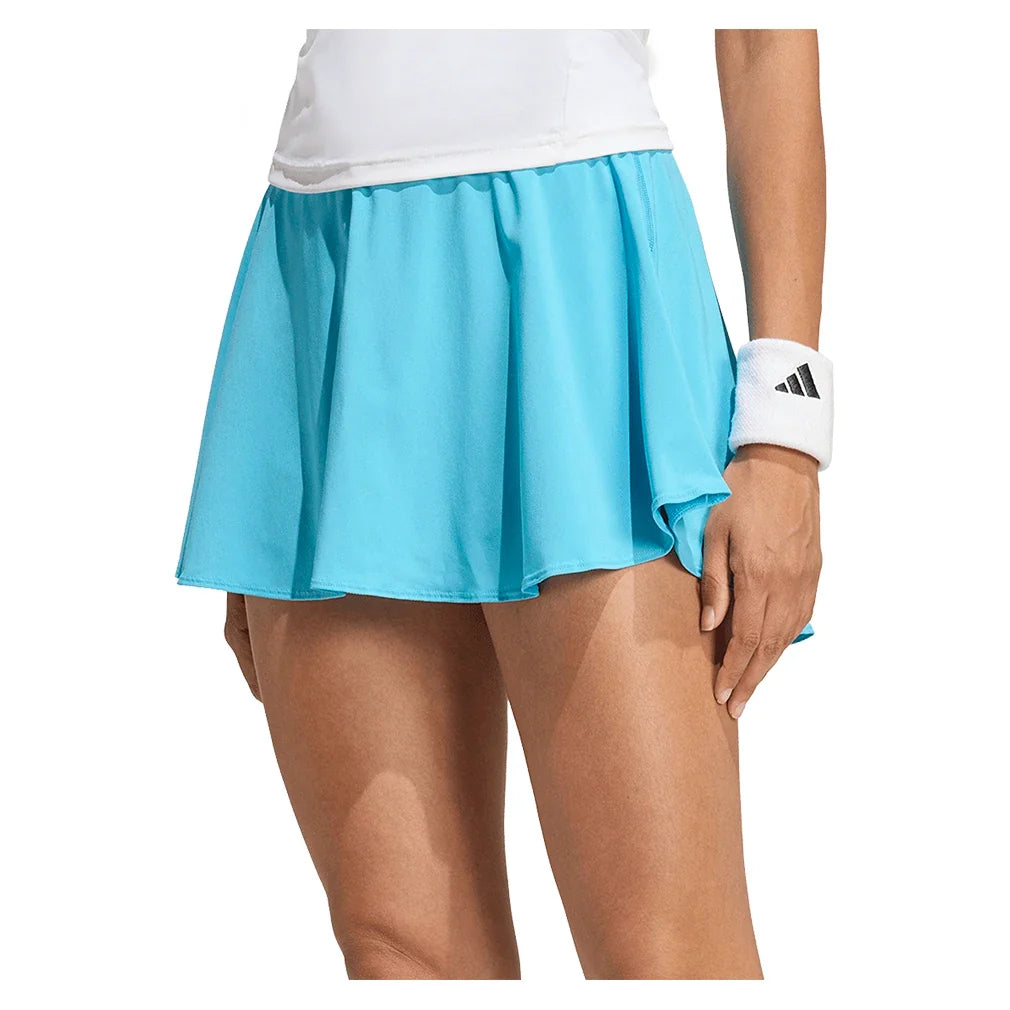 Women's Match Tennis Skort Signal Cyan-Apparel-Adidas-KA4120_4-Tennis Express