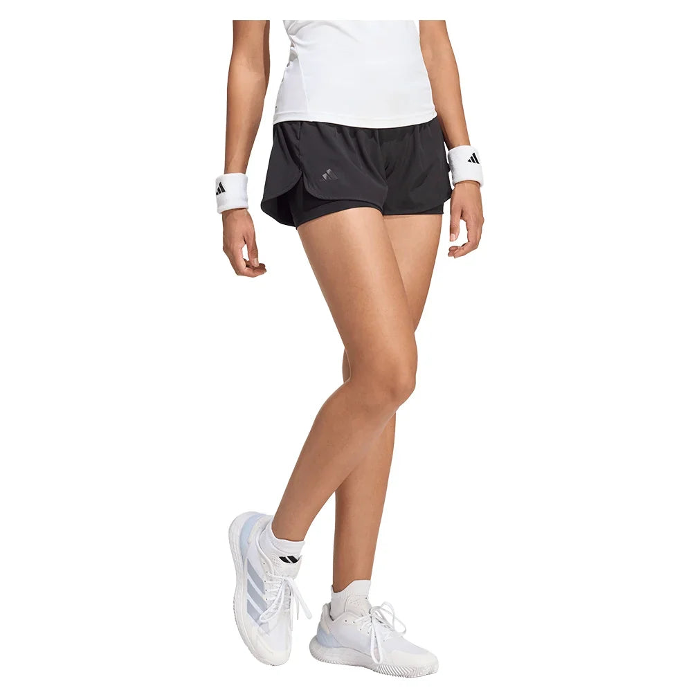 Women's Match Tennis Shorts Black-Apparel-Adidas-KA4122-S26-1-Tennis Express