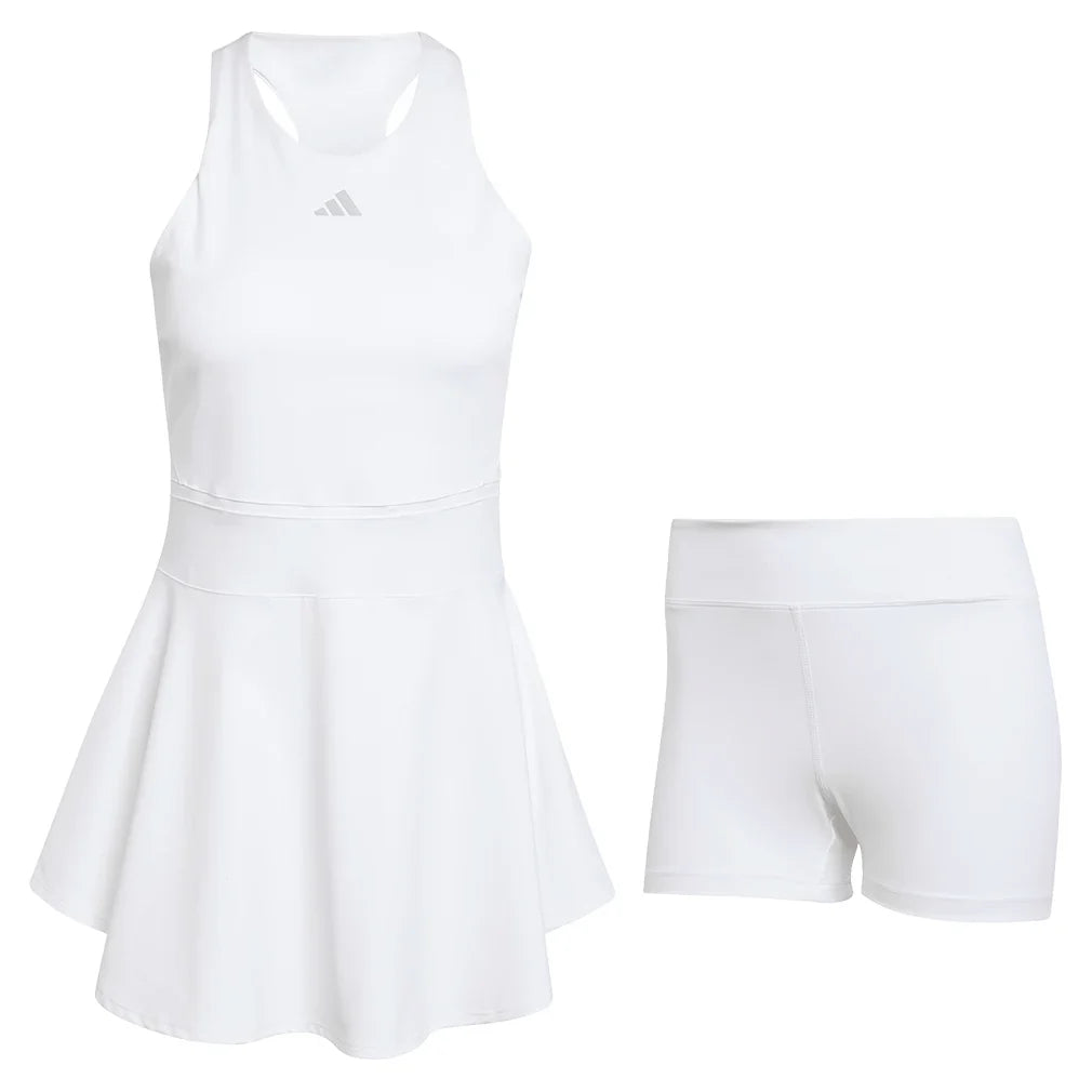 Women's Y Tennis Dress White-Apparel-Adidas-KA4127-S26-1-Tennis Express