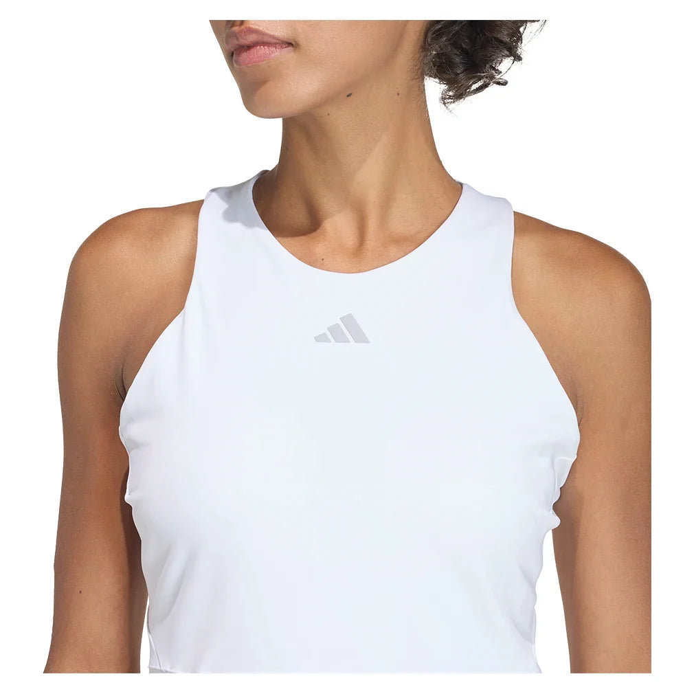 Women's Y Tennis Dress White-Apparel-Adidas-KA4127-S26-5-Tennis Express