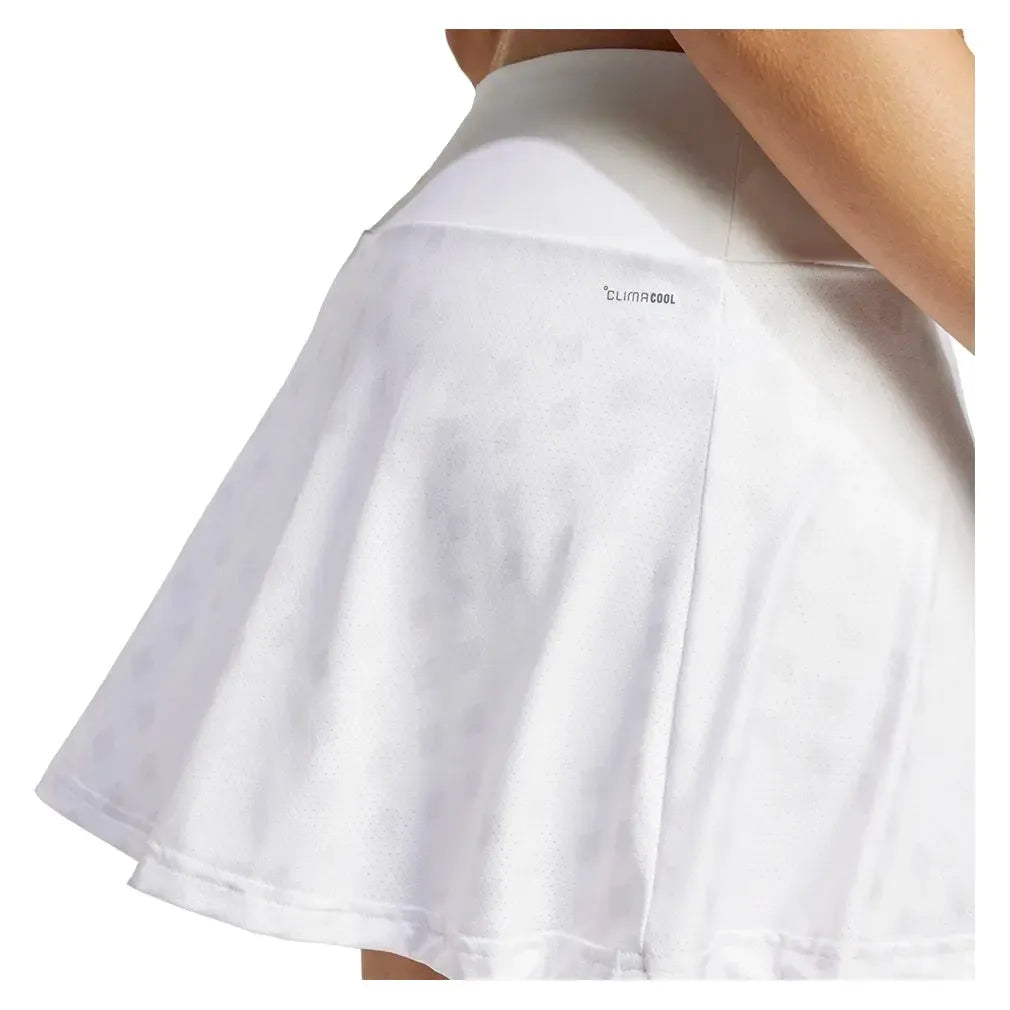 Women's Club Graphic Tennis Skort White and Dash Grey-Apparel-Adidas-KB8353_5-Tennis Express