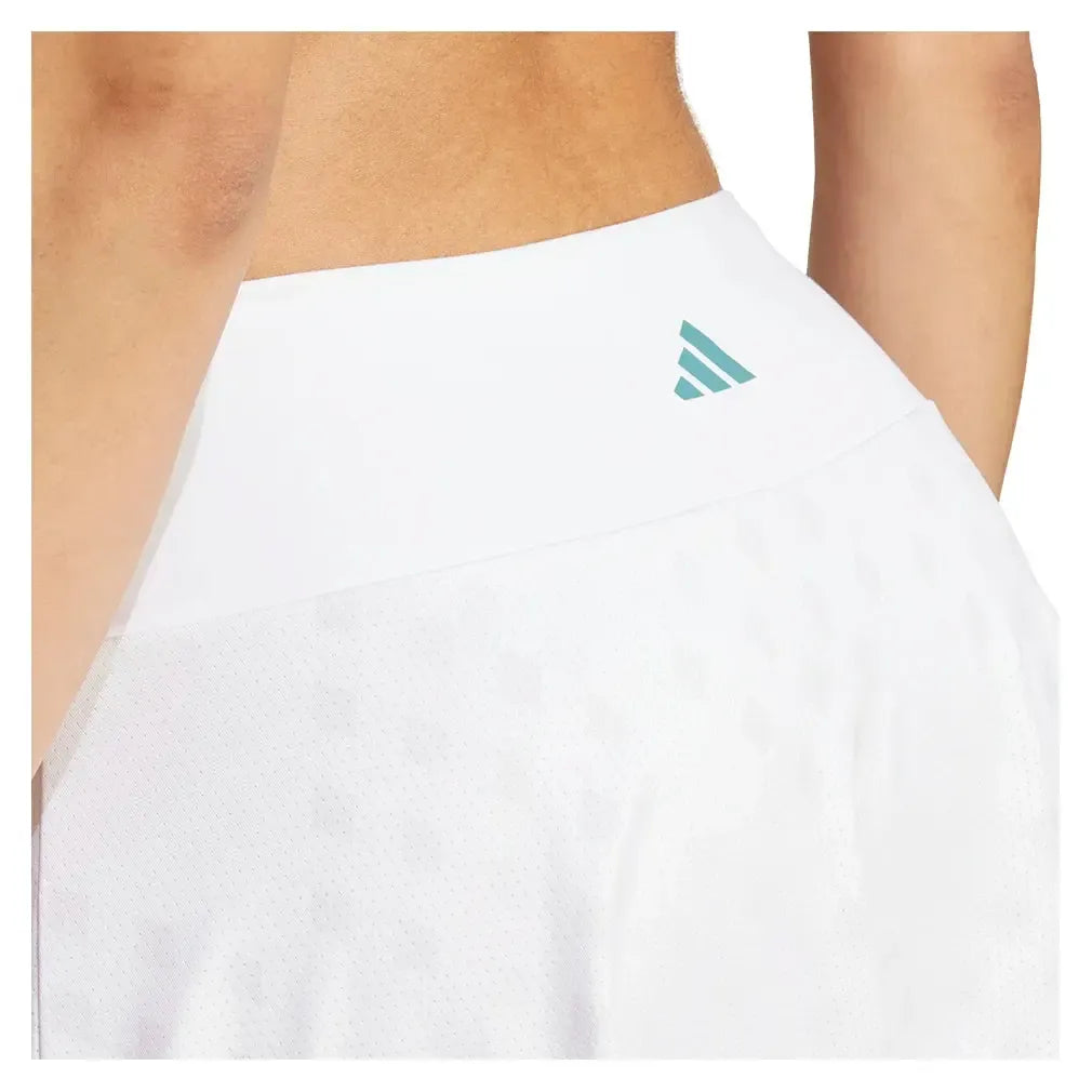 Women's Club Graphic Tennis Skort White and Dash Grey-Apparel-Adidas-KB8353_6-Tennis Express