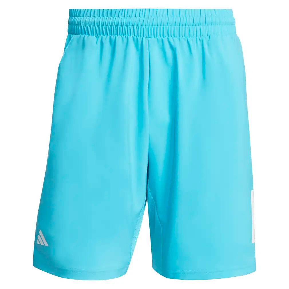 Men's Club 3 Stripe 7 Inch Tennis Short-Apparel-Adidas-KB9745-1-Tennis Express