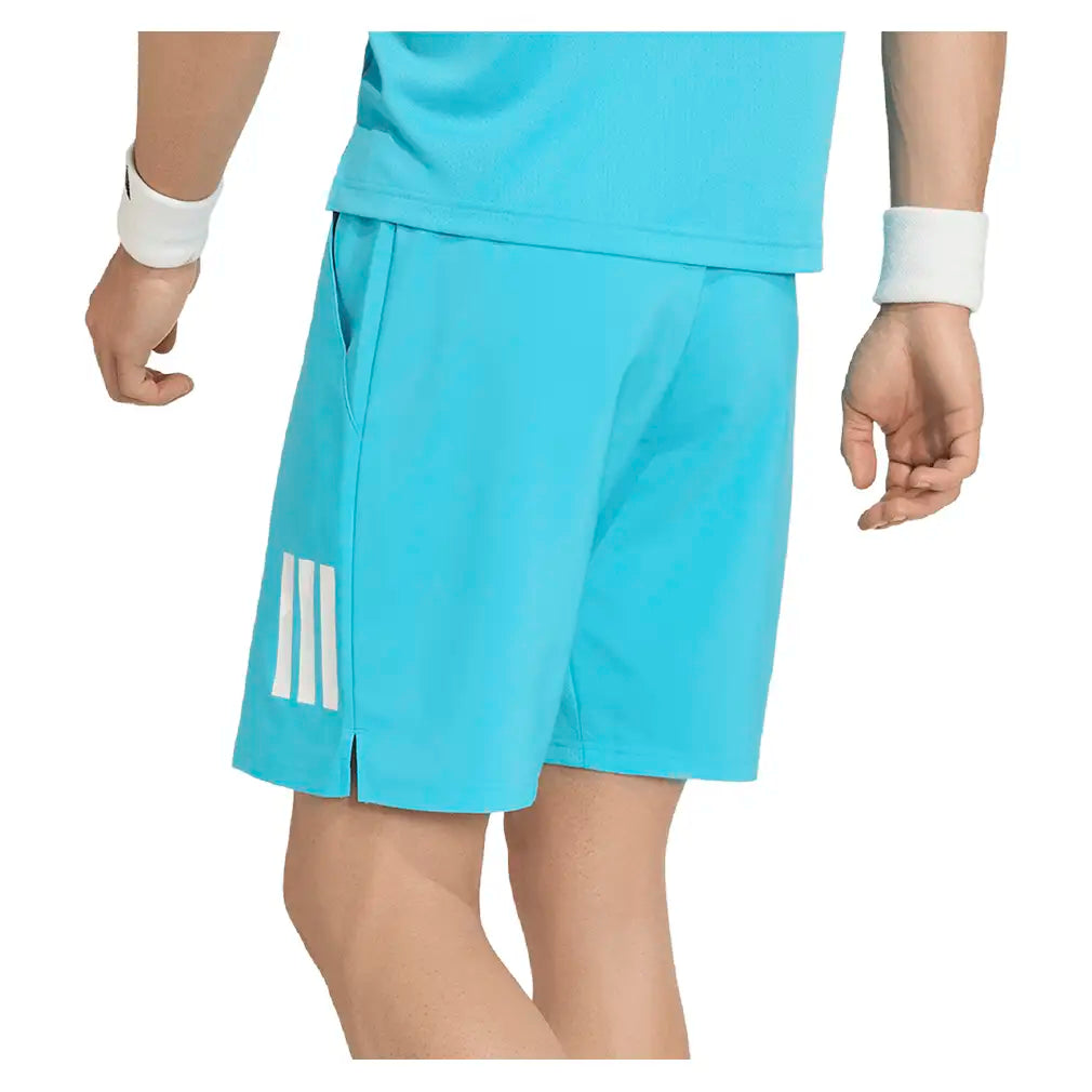 Men's Club 3 Stripe 7 Inch Tennis Short-Apparel-Adidas-KB9745-4-Tennis Express