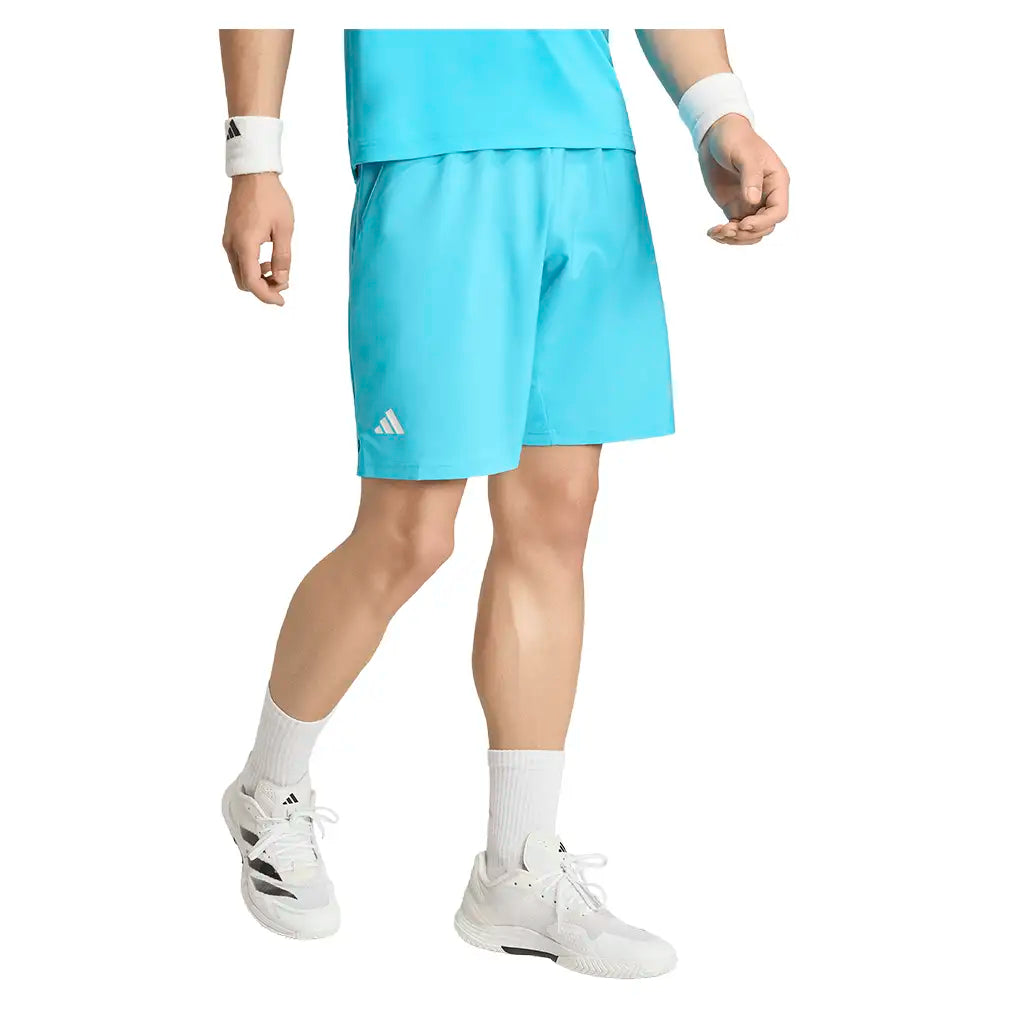 Men's Club 3 Stripe 7 Inch Tennis Short-Apparel-Adidas-KB9745-5-Tennis Express