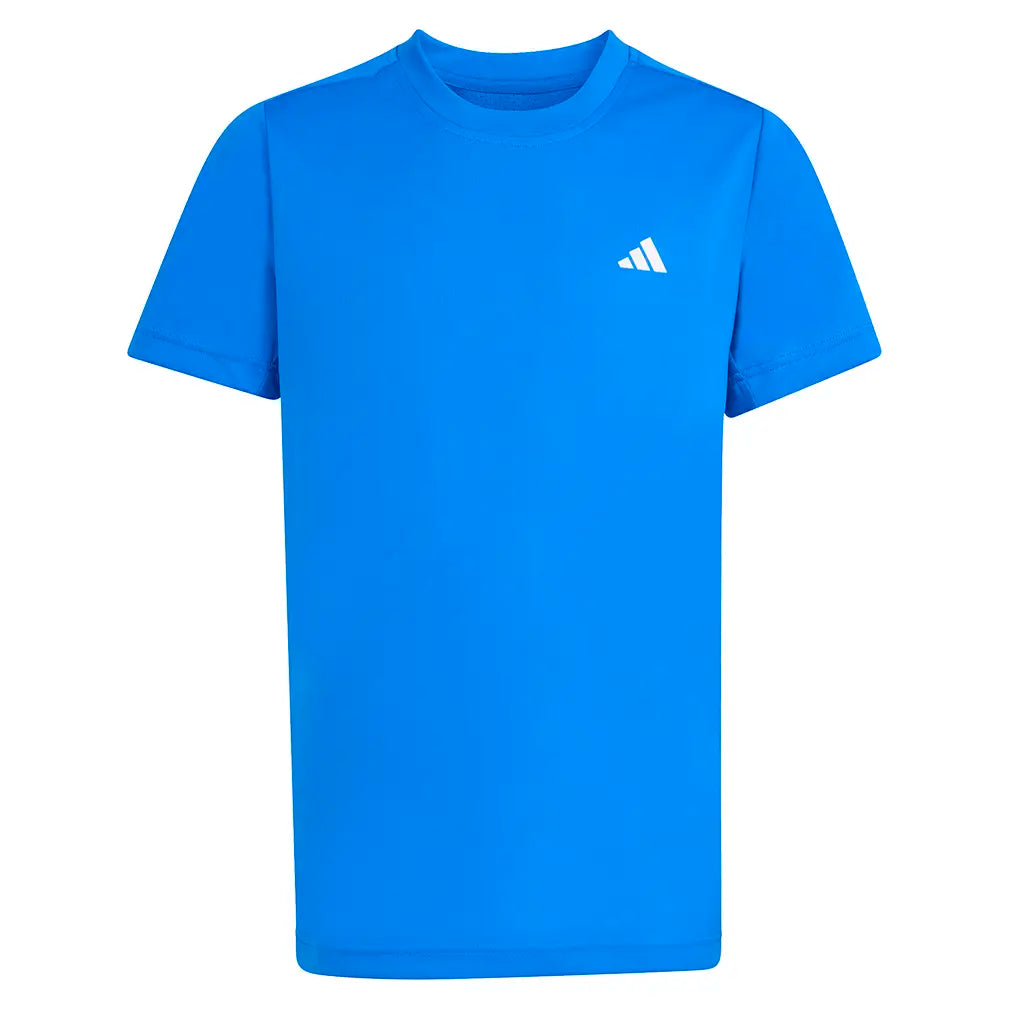 Boys' Club Tennis Tee Glory Blue-Apparel-Adidas-KB9759-S26-1-Tennis Express