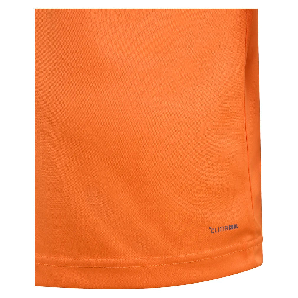 Boys' Club 3 Stripe Tennis Tee Pure Orange-Apparel-Adidas-KB9760-S26-4-Tennis Express