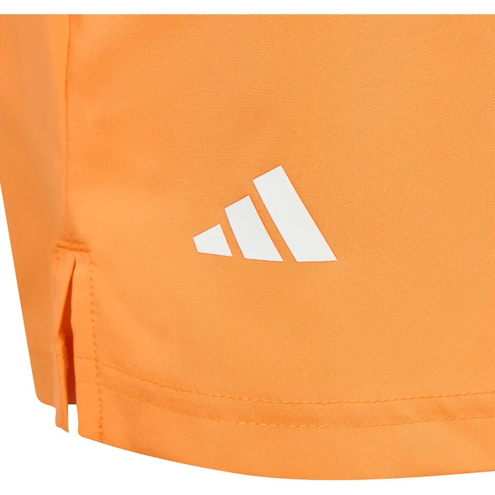 Boys' Club 3 Stripe Tennis Short Pure Orange-Apparel-Adidas-KB9761-S26-3-Tennis Express
