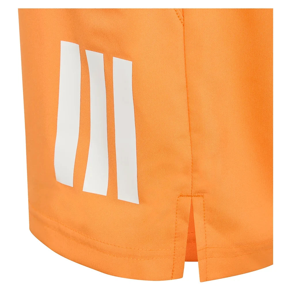Boys' Club 3 Stripe Tennis Short Pure Orange-Apparel-Adidas-KB9761-S26-4-Tennis Express