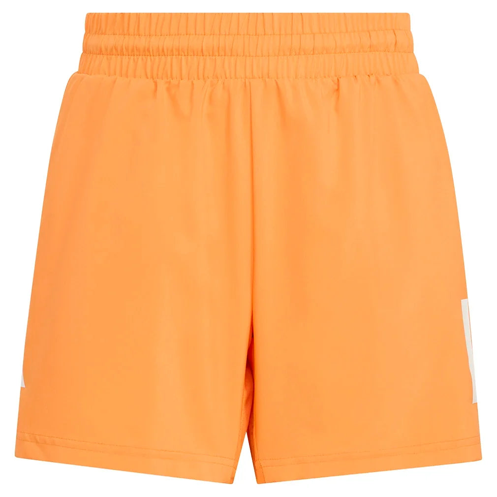 Boys' Club 3 Stripe Tennis Short Pure Orange-Apparel-Adidas-KB9761-S26-Tennis Express