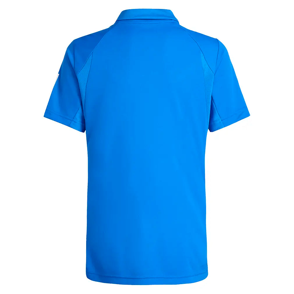 Boys' Club 3 Stripe Tennis Polo Glory Blue-Apparel-Adidas-KB9762-S26-2-Tennis Express