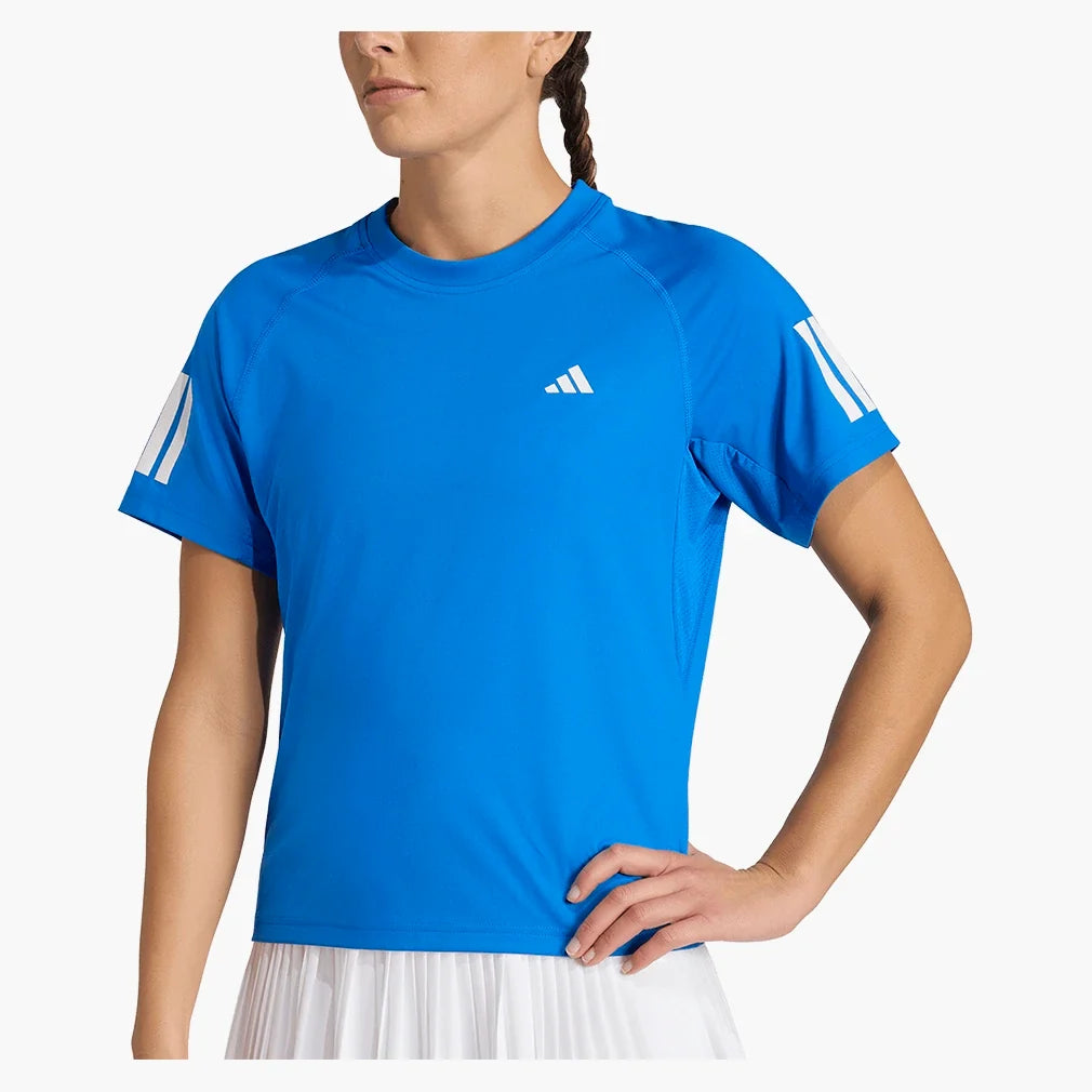 Women's Club Tennis Tee Glory Blue,Apparel,Adidas,,,Tennis Express,KC5491