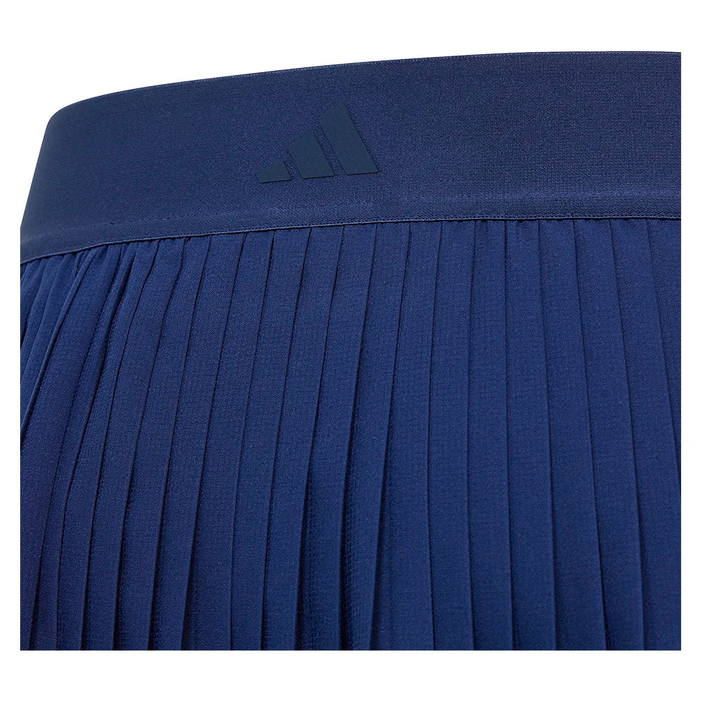 Girls' Club Pleat Tennis Skort Dark Blue-Apparel-Adidas-KC5546-S26-3-Tennis Express