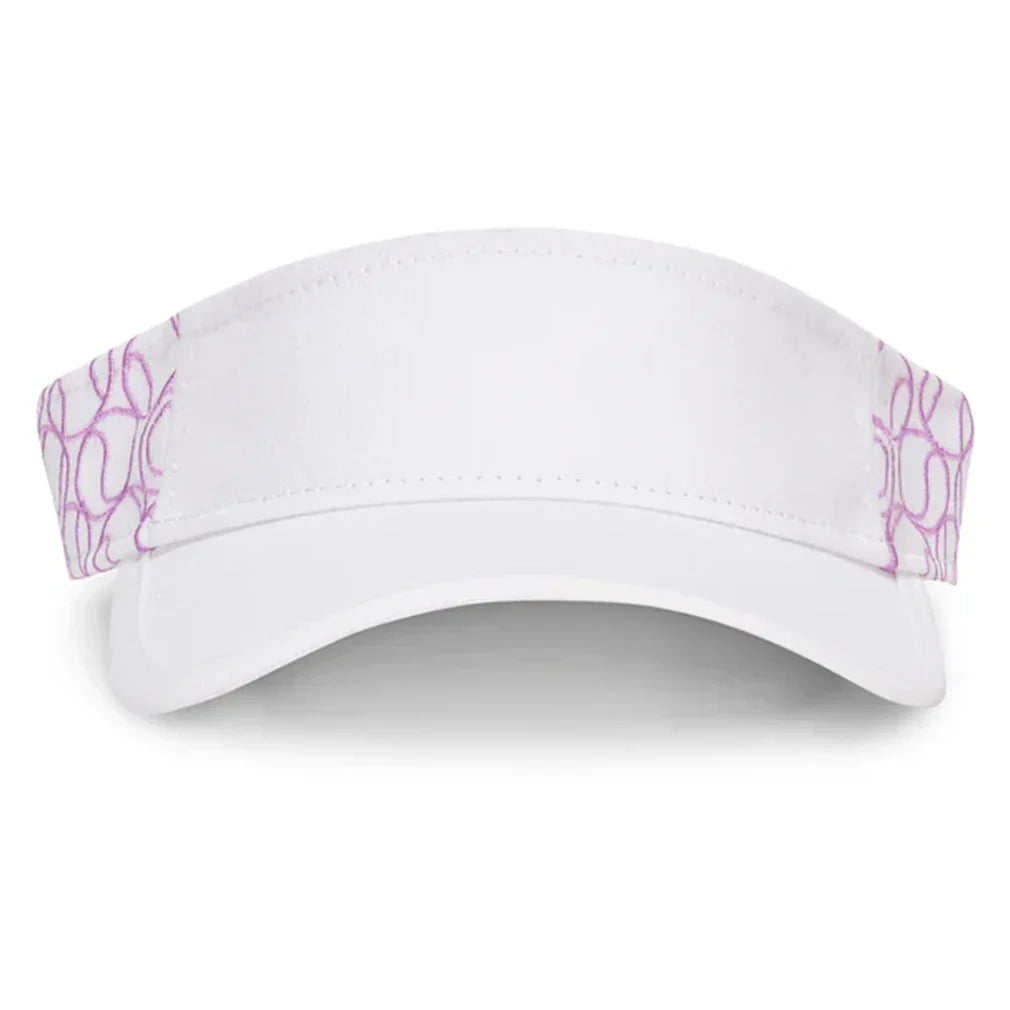 Kids Canvas Visor Lavendar Tennis Balls,Apparel,Ame and Lulu,White,One Size,Tennis Express,KCV-1