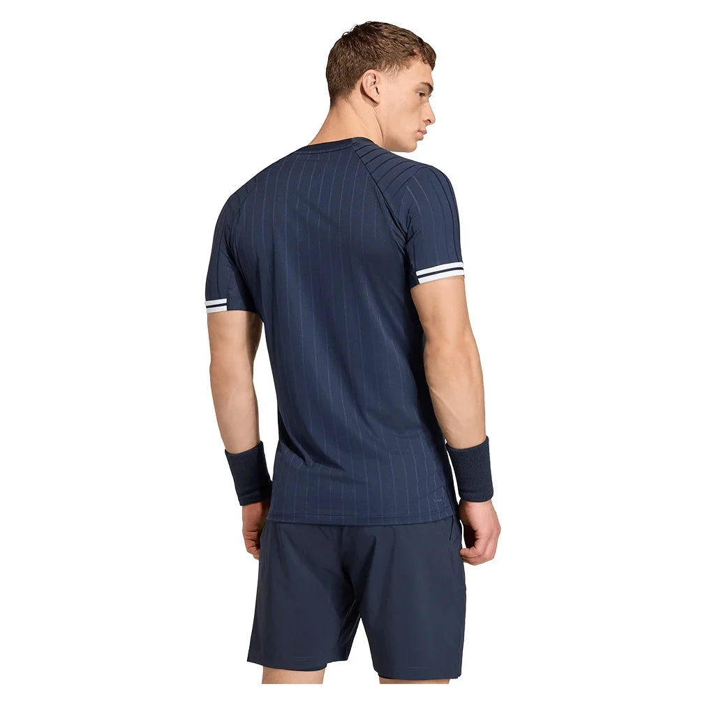 Men's Roland Garros Freelift Pro Tennis Tee Legend Ink-Apparel-Adidas-KD7599_3-Tennis Express