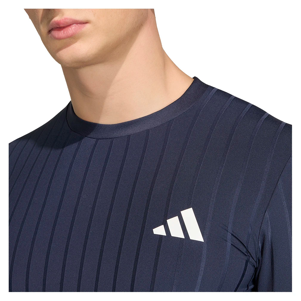 Men's Roland Garros Freelift Pro Tennis Tee Legend Ink-Apparel-Adidas-KD7599_6-Tennis Express
