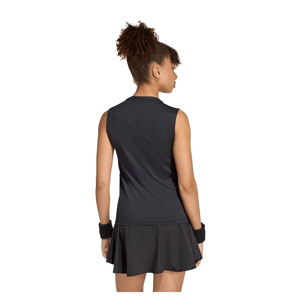 Women's Match Tennis Tank Black-Apparel-Adidas-KE6178-S26-2-Tennis Express
