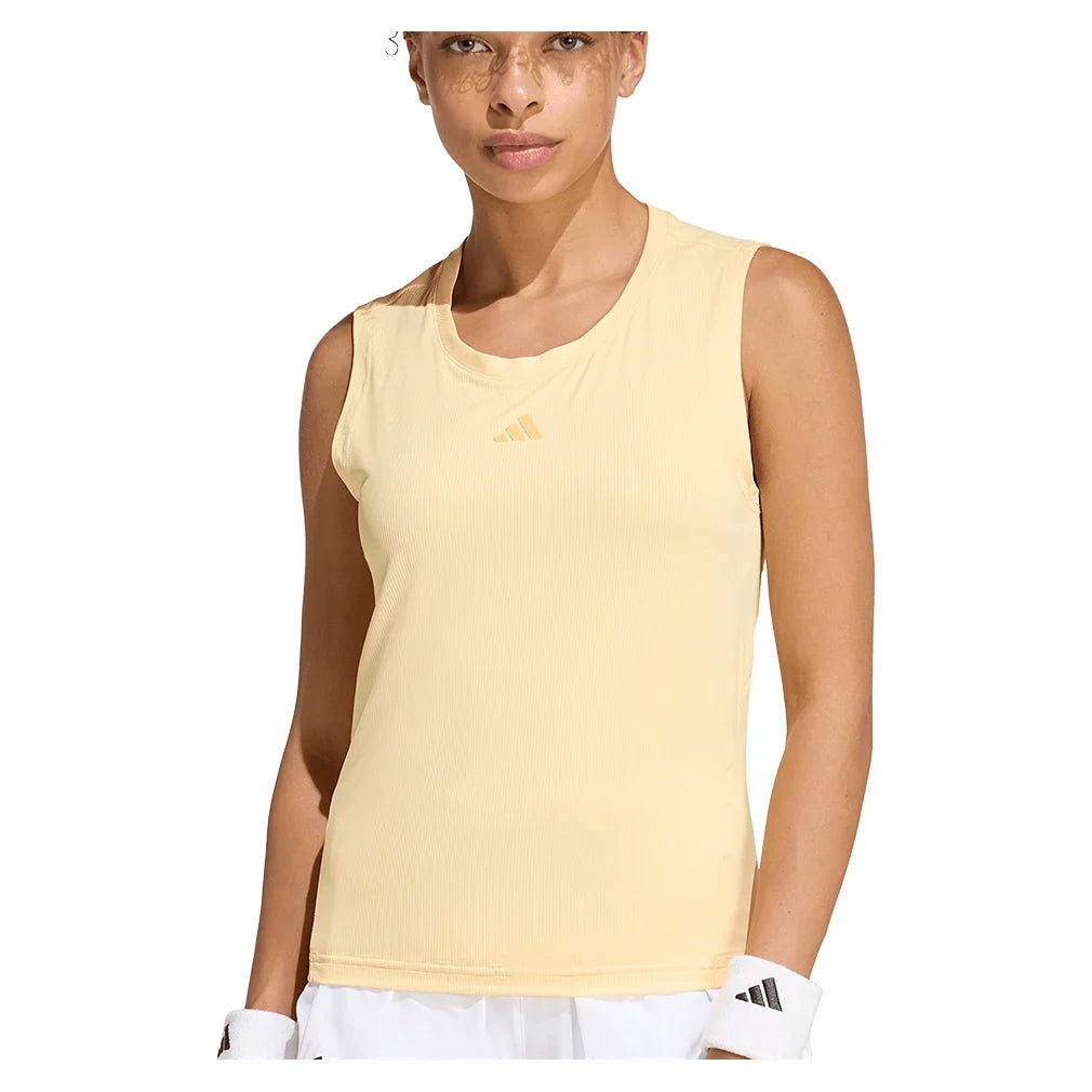 Women's Match Tennis Tank Ice Tangerine-Apparel-Adidas-KE6179-S26-2-Tennis Express