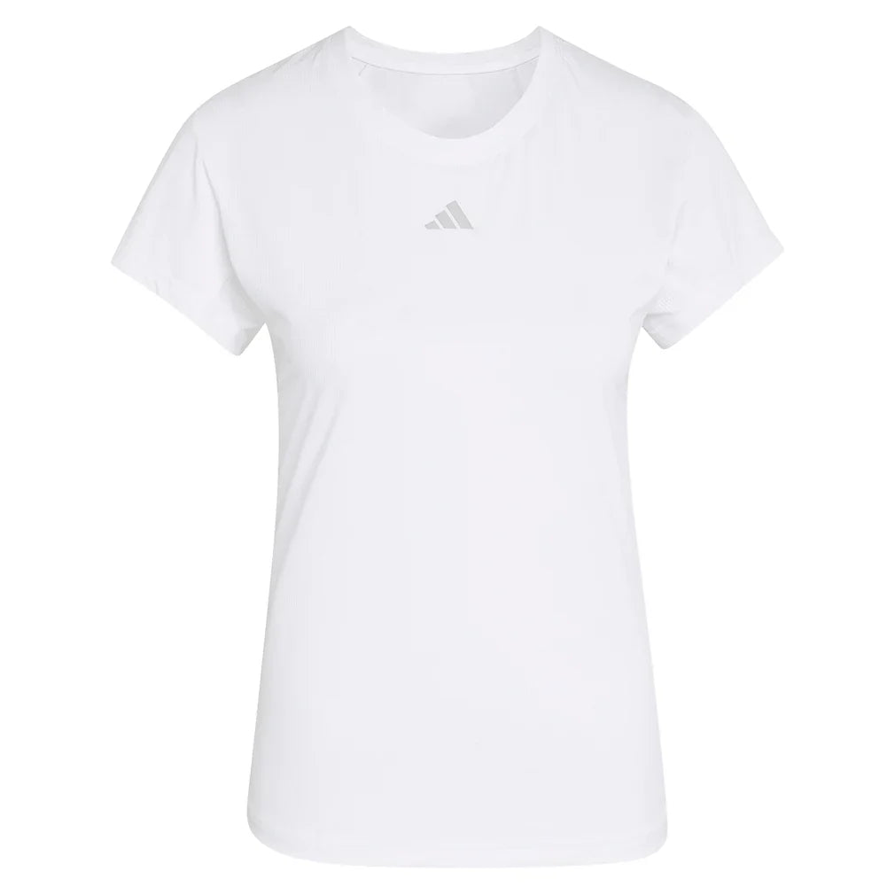 Women's Freelift Tennis Tee White-Apparel-Adidas-KE6181-S26-Tennis Express
