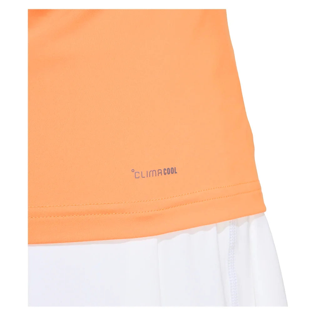 Women's Melbourne Y Tennis Tank Pure Orange-Apparel-Adidas-KE8862-S26-3-Tennis Express