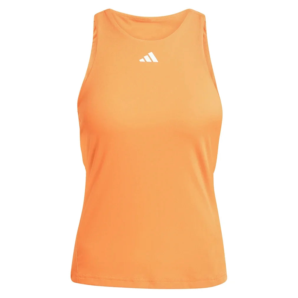 Women's Melbourne Y Tennis Tank Pure Orange-Apparel-Adidas-KE8862-S26-Tennis Express