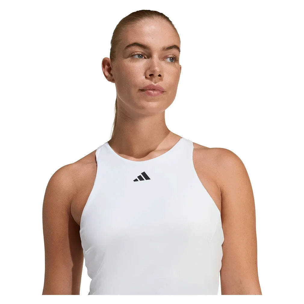 Women's Y Tennis Tank White-Apparel-Adidas-KE8863-S26-4-Tennis Express