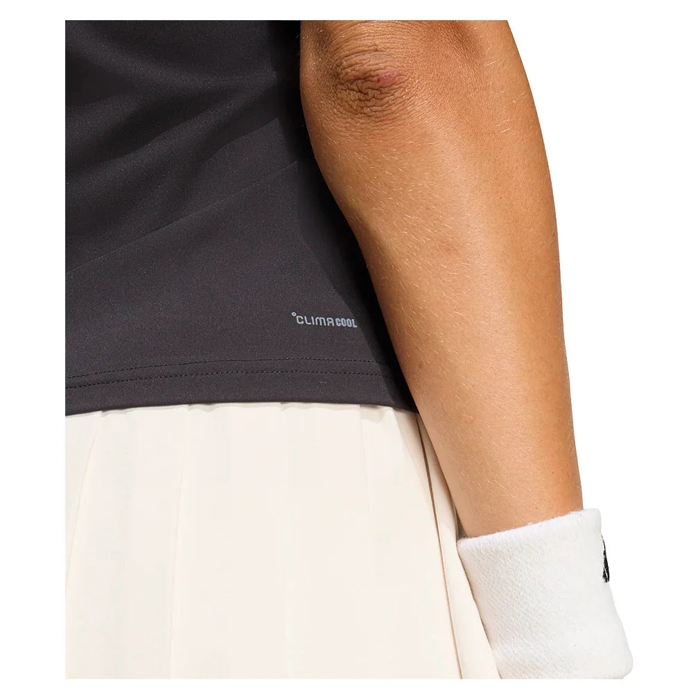 Women's Melbourne Y Tennis Tank Black-Apparel-Adidas-KE8864-S26-5-Tennis Express