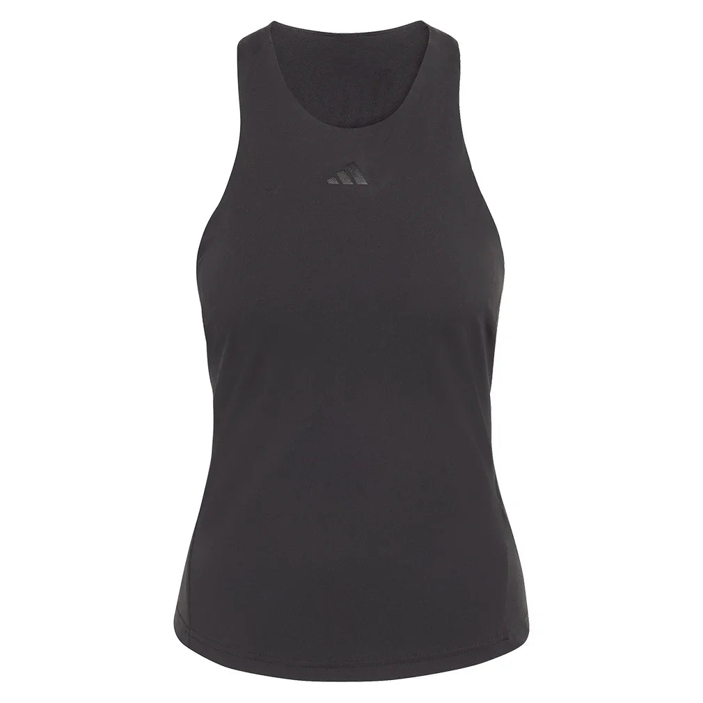 Women's Melbourne Y Tennis Tank Black-Apparel-Adidas-KE8864-S26-Tennis Express