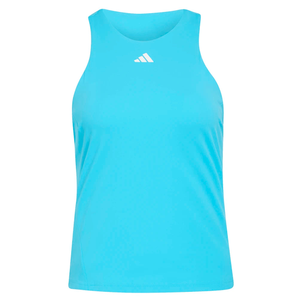 Women's Y Tennis Tank Signal Cyan-Apparel-Adidas-KE8865_1-Tennis Express